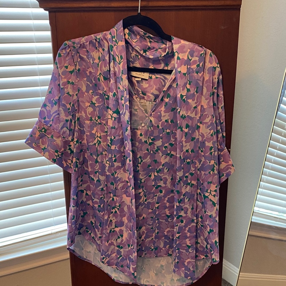 Floral Purple Women's Top